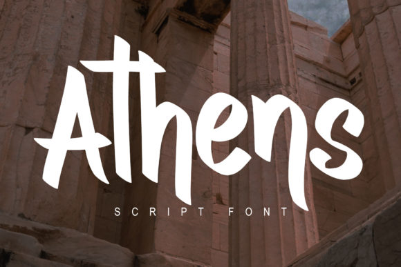 Athens: A Simple, Adaptable Handwritten Font