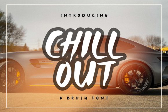 Chill Out: The Cool Brushed Display Font for Modern Design