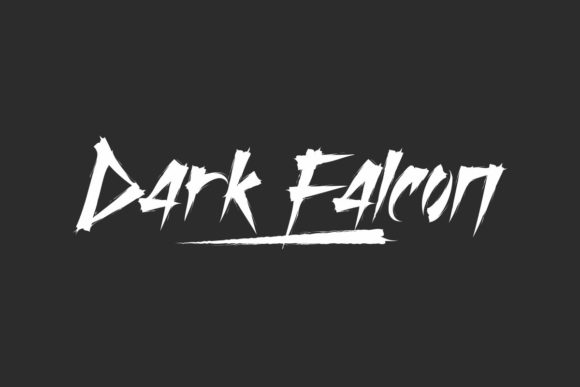 Dark Falcon: A Brushed Urban Display Font for Bold Creative Projects