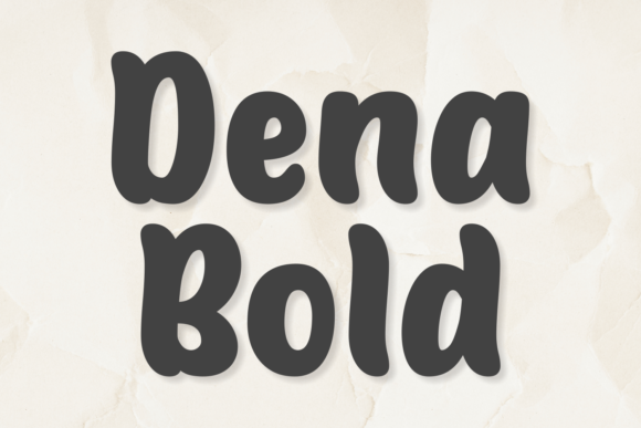 Dena Bold: A Joyful Paint Brushed Handwritten Font