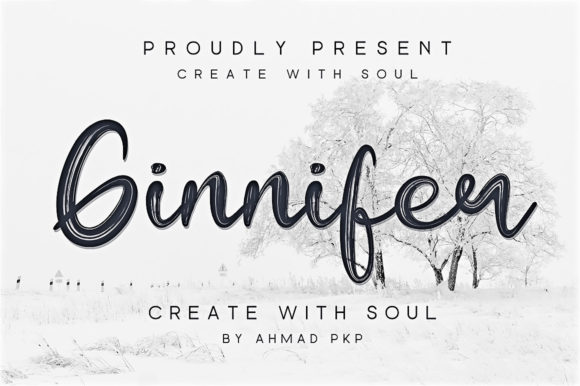 Discover Ginnifer: The Ultimate Brushed Script Font for Creative Branding