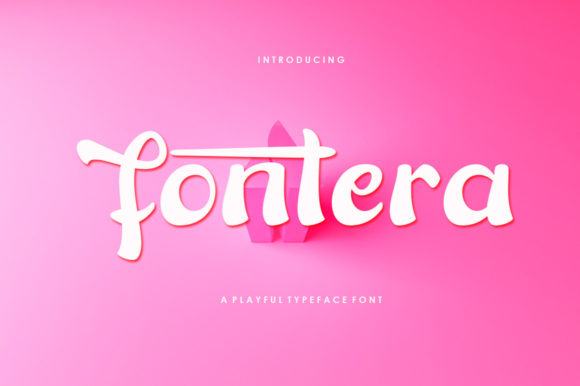 Fonsera: A Bold, Brushed Display Font for Modern Design