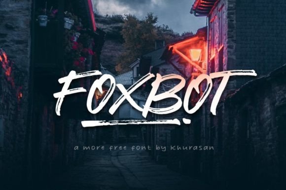 Foxbot: A Modern Brushed Handwritten Font for Professional Design Workflows