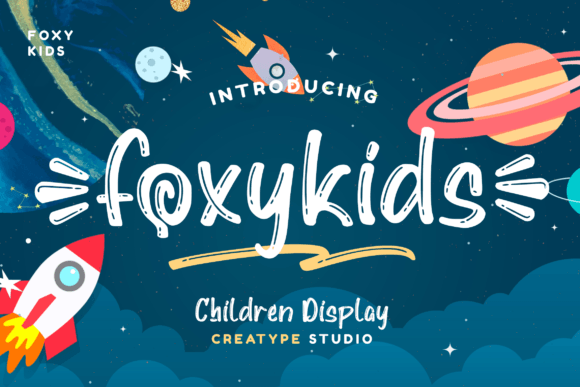 Foxykids: A Playful Typeface for Creative Projects