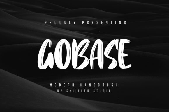 Gobase: A Modern Brushed Handwritten Font