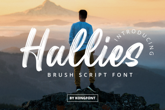 Hallies: The Playful Brushed Script Font for Modern Creators