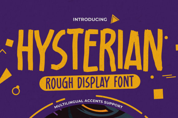 Hysterian: A Bold Display Font for Modern Design