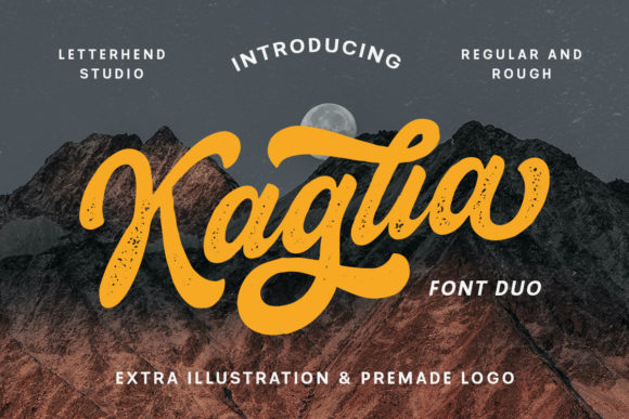 Kaglia: A Practical Evaluation of Bold Retro Script Typography