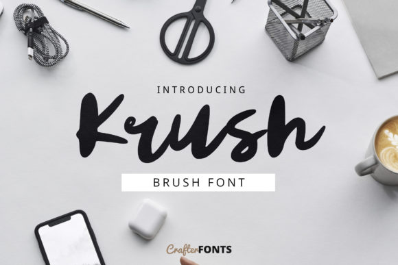 Krush: The Paint Brushed Script Font That Elevates Brand Identity