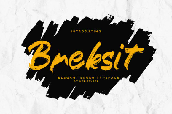 Mastering Breksit: A Bold Handwritten Font