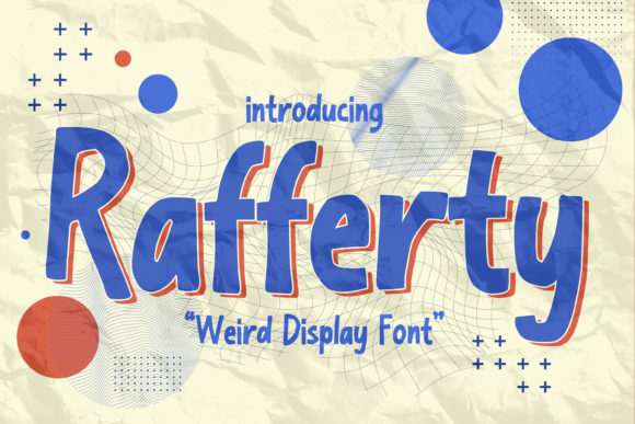 Rafferty: A Bold Paint Brushed Display Font