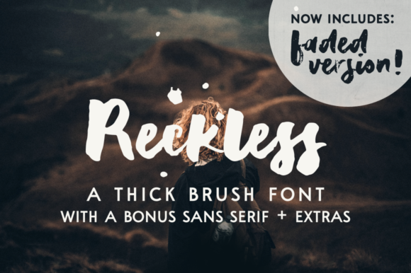 Reckless: A Bold Handwritten Font for Making Statements
