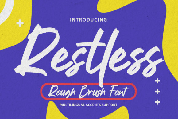 Restless: A Dynamic Display Font for Bold Visual Statements
