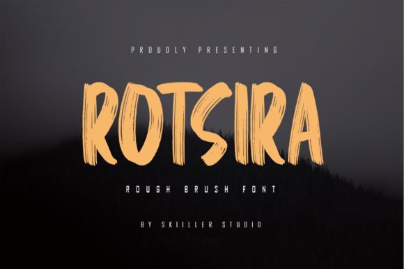 Rotsira: The Hand-Brushed Display Font That Brings Character to Your Designs