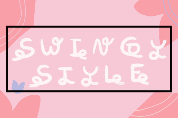 Swingy Style: A Whimsical Handwritten Font