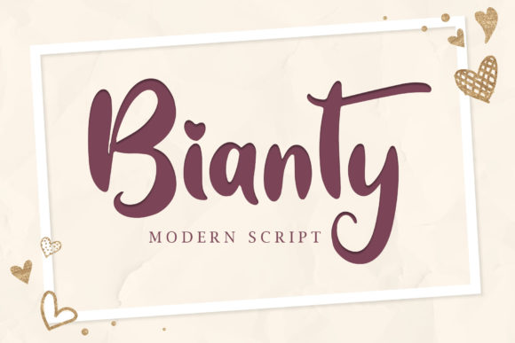 Transforming Your Designs with the Handwritten Elegance of Bianty